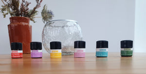 PERSONALISED 1ML SAMPLE ORGANIC ESSENTIAL OIL GIFT SET WITH CERAMIC OIL BURNER