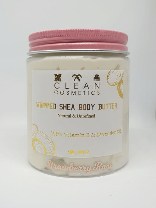 STRAWBERRY ROSE WHIPPED SHEA BODY BUTTER