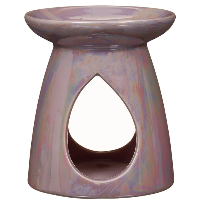 LARGE PEARL CERAMIC OIL BURNER PINK